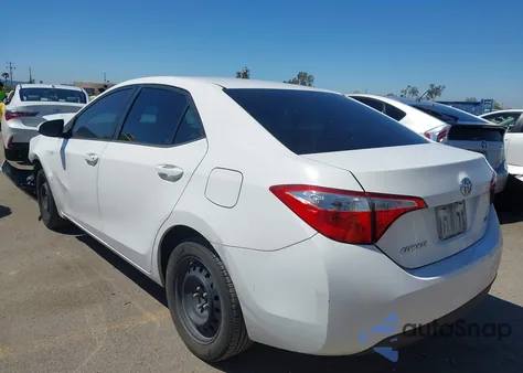 2016 Toyota Corolla Le из США, поврежденный, VIN 5YFBURHE7GP390550